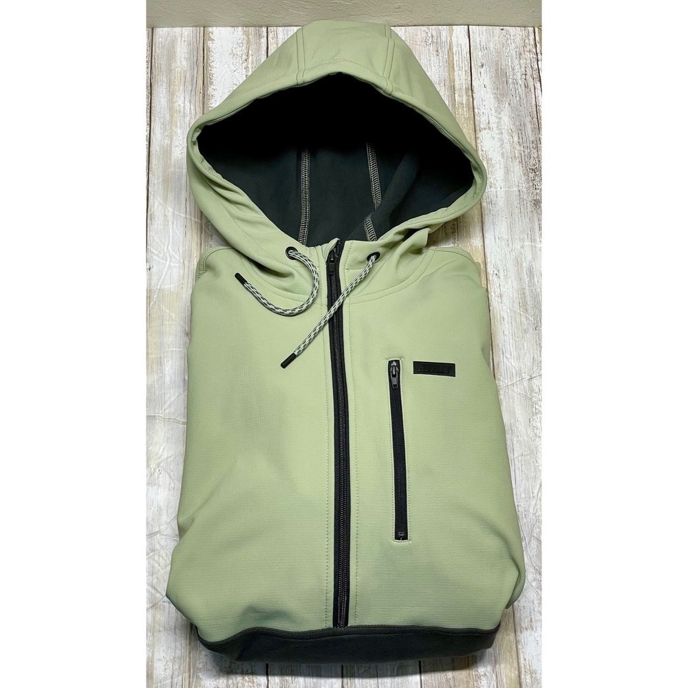 Hurley Men's XL surplus heat  Half‎ Zip Hooded Pullover Jacket - Green NWT